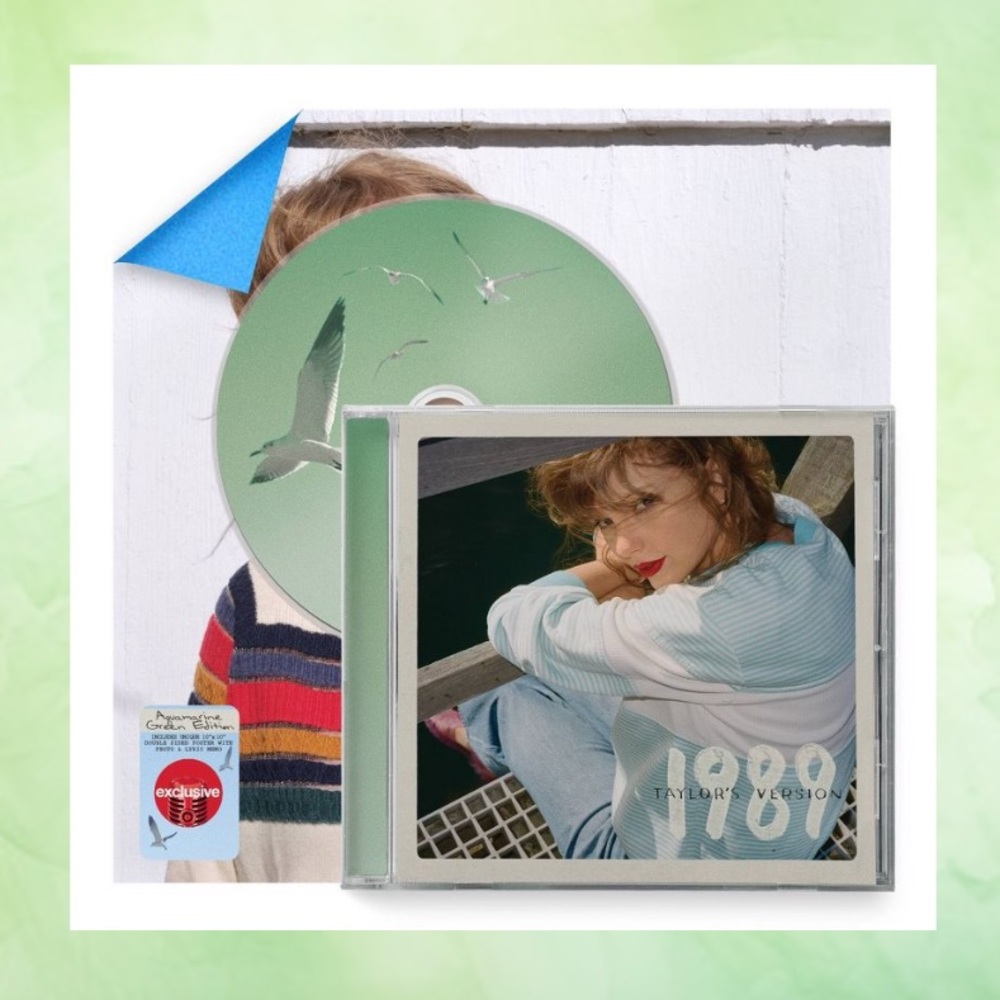 SEALED! Taylor Swift - 1989 (Taylor’s Version) Aquamarine Green Target CD